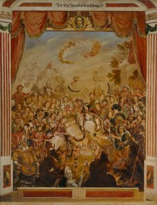 グローブ座の舞台にウィリアム・シェイクスピアが初登場 作： George Cruikshank