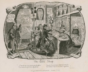 ジンショップ 作： George Cruikshank