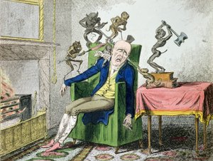 頭の痛み 作： George Cruikshank