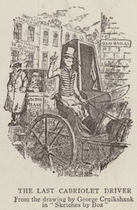 最後のカブリオレドライバー 作： George Cruikshank
