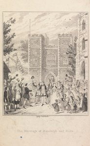 O casamento de Randolph e Hilda 作： George Cruikshank