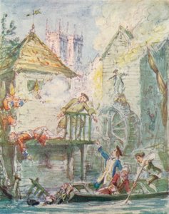 マイザーズドーター：1920年、ジャコバイトクラブの分散、c1842、1913年 作： George Cruikshank