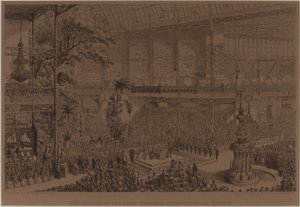 5月1日、すべての国の大産業展示会のオープニング 作： George Cruikshank
