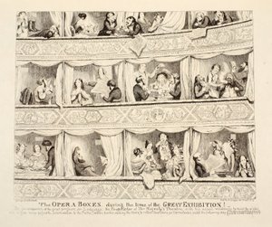 偉大な展覧会、パブの時のオペラボックス。 1851