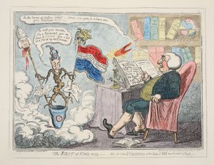 王の根悪、パブ。 1835年（手描きの彫刻） 作： George Cruikshank