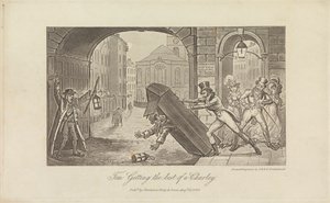 Tom Obtendo o melhor de um Charley 作： George Cruikshank