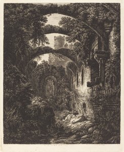コンウェイ城の大広間 作： George Cuitt the Younger
