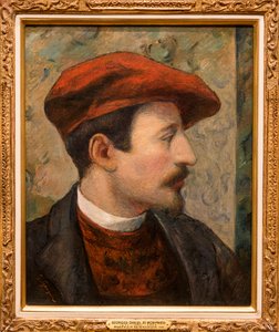ポール・ゴーギャン(1848-1903)の肖像」ジョージ・ダニエル・ド・モンフリード(1856-1929)作 - 美術館（米国フロリダ州セントピーターズバーグ 作： George Daniel de Monfreid