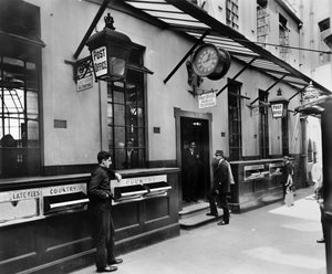 ロンバード ストリート郵便局、ロンドン市、19 世紀後半から 20 世紀初頭 作： George Davison Reid