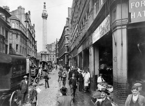 モニュメント ストリートとモニュメント、シティ オブ ロンドン、1933 年以前