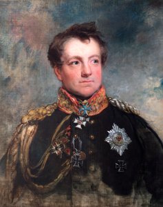 陸軍元帥アウグスト・ナイトハルトの肖像、グナイゼナウ伯爵、プロイセンの兵士、1818年。 作： George Dawe