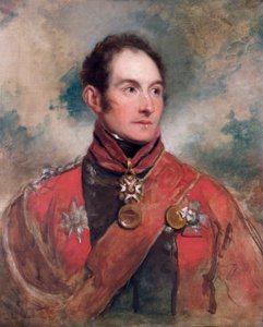 サー・エドワード・バーンズ中将の肖像、イギリス兵、1818年 作： George Dawe