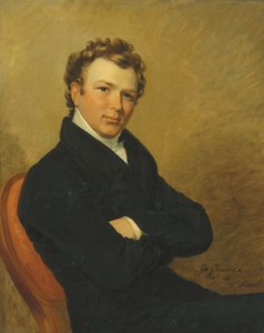 若い紳士の肖像、1819年 作： George Dawe
