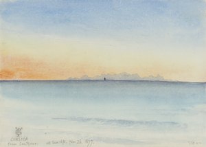 1877年11月26日午前7時30分、サンレモ出身のコルシカ島（紙にトイレ）