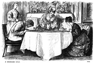 優雅な子、1872年1891年 作： George du Maurier
