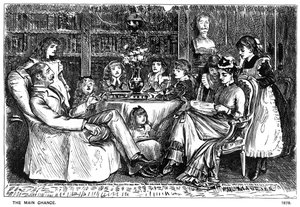 メインチャンス、1878年1891年 作： George du Maurier