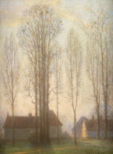 The Old Rookery (オイルオンボード) 作： George Duncan Macdougald