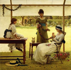 ガーランド、 作： George Dunlop Leslie