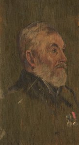 L.T.C.ことH.フュッセルの肖像 1920年頃（パネルに油彩 作： George Edmund Butler