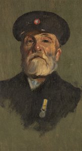 R.M.L.I.ことJ.ラズベリーの肖像、1920年頃（パネルに油彩 作： George Edmund Butler