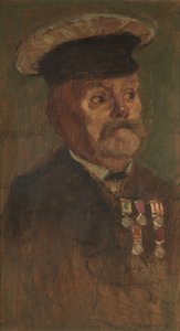 R.A.のJ.レノンの肖像 1920年頃（パネルに油彩 作： George Edmund Butler