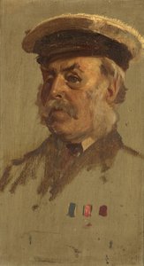 J.プライスの肖像、28日、1920年頃（パネルに油彩 作： George Edmund Butler