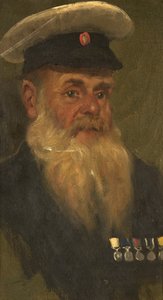R.M.A.ことJ.ウィルソンの肖像 1920年頃（パネルに油彩 作： George Edmund Butler