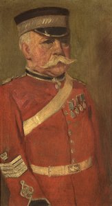 ジャス・ジョージ（R.N.＆3rd）の肖像 1920年頃（パネルに油彩 作： George Edmund Butler