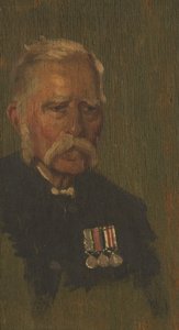 4代目P.ペイジの肖像 1920年頃（パネルに油彩 作： George Edmund Butler