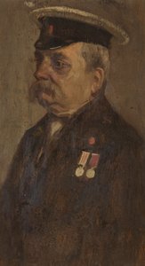S.ヴァウルズの肖像、第60回、1920年頃（パネルに油彩 作： George Edmund Butler