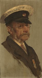 R.M.L.I.のT.S.ブルックスの肖像、1920年頃（パネルに油彩 作： George Edmund Butler
