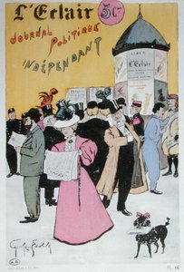 独立系政治新聞「レクレア」のポスター広告 作： George Edward (b.1866)