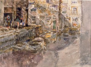 オランダ留学（紙に鉛筆と水彩） 作： George Edward Horton