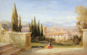 イタリアの風景 作： George Edwards Hering