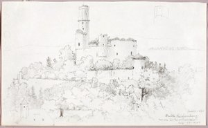 ザンクト・ゴアハウゼン近郊のライヒェンベルク城 作： ジョージ・エルバート・バー