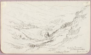 ドルウィドラン方面を望む、レドルの谷 作： George Elbert Burr