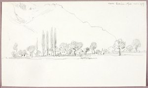 エビアンの近く 作： George Elbert Burr