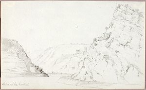 ルルレイのライン川 作： ジョージ・エルバート・バー