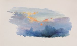 日没、オックスフォード、1899年。