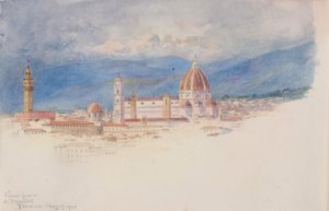 S. Miniato からの眺め、フィレンツェ、1900 年。
