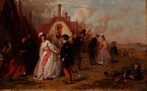 クロケット 作： George Elgar Hicks