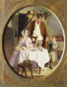 家族口座、 作： George Elgar Hicks
