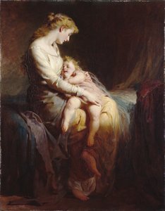 母と子 作： George Elgar Hicks