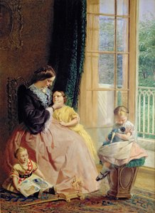 ヒックス夫人、メアリー、ローザ、エルガー 作： George Elgar Hicks