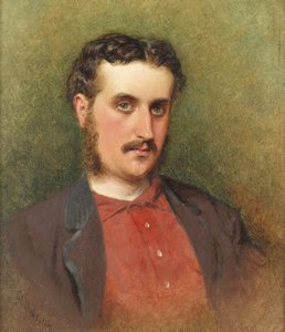 自画像、1862 作： George Elgar Hicks