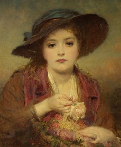 フラワーガール 作： George Elgar Hicks