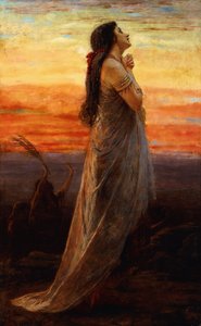 エフタの嘆きの娘、1871 作： George Elgar Hicks