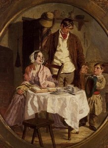 The Last Shilling 作： George Elgar Hicks