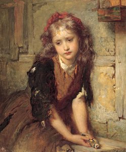 死んだゴールドフィンチ（愛するために残されたすべて） 作： George Elgar Hicks