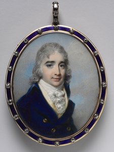 男の肖像c。 1800。 作： George Engleheart